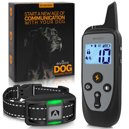 INVIROX INVIROX Dog Training Collar with Remote, Shock Collar for Dogs — Build quality and design details up close