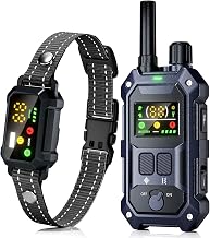 BLACKDOG Military Dog Shock Collar - 4200ft Dog Training Collar with Remote, 4 Training Modes, Flash
